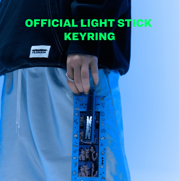 LE SSERAFIM - LIGHT STICK KEYRING (July.2024) | Shopee Malaysia