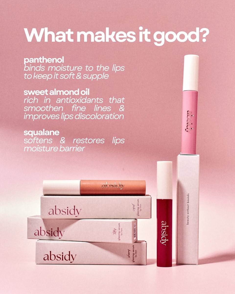 ABSIDY Glazing Lipstain in Cashew | Shopee Malaysia