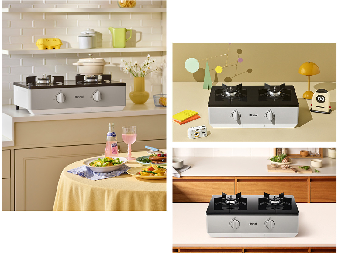 Rinnai Korea 2 Burner Compact AA Gas Range 3 Colors | Shopee Malaysia