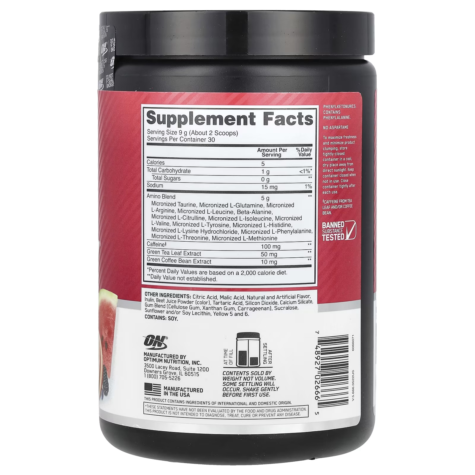 Amino Energy 30 Servings Build muscle with BCAAs and Amino Acids