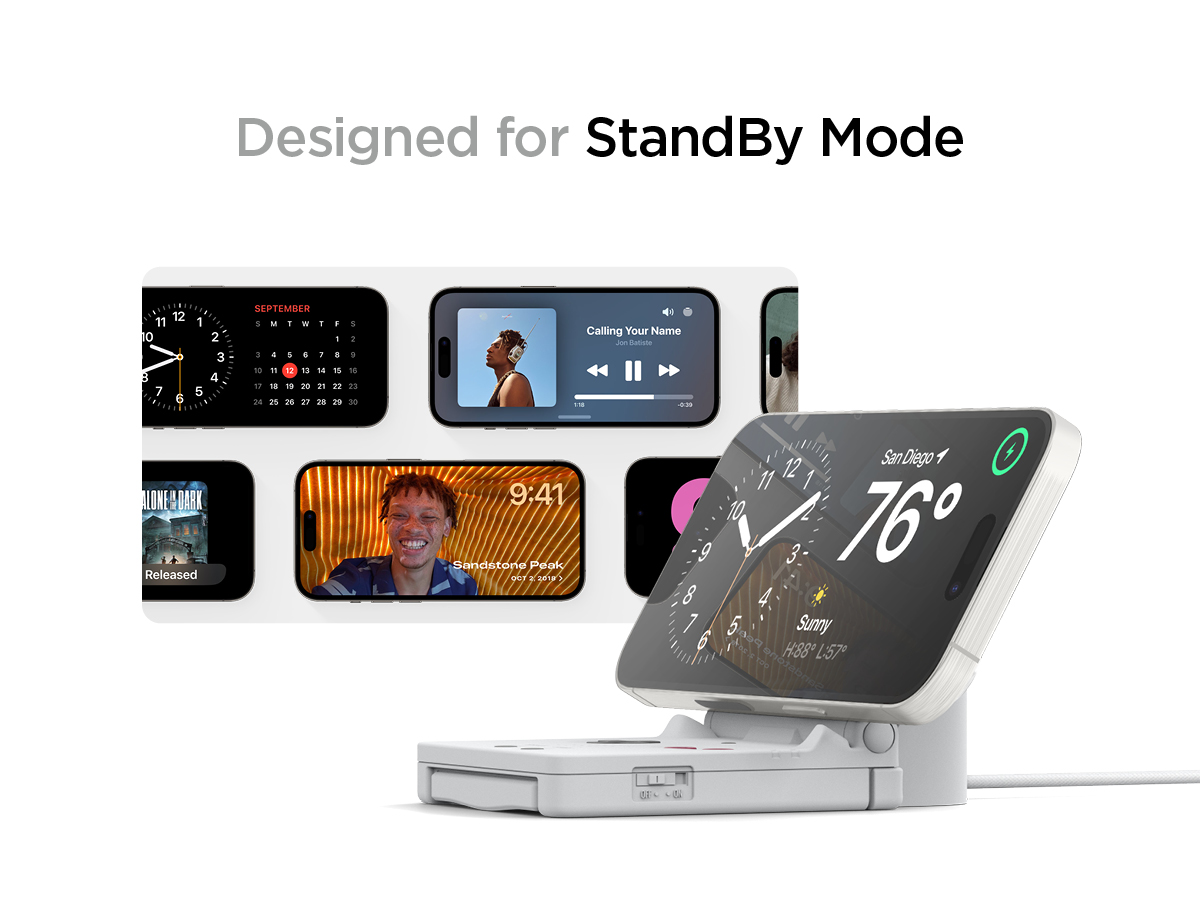 elago MS W5 Charging Stand Compatible for MagSafe Charger, iPhone