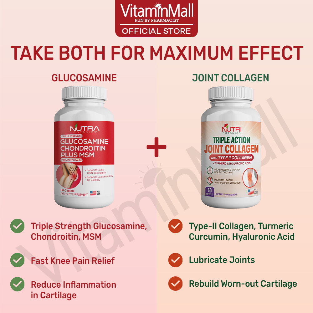 Picture of [Joint Care Bundle] Glucosamine Chondroitin MSM + Joint Collagen - Knee ...