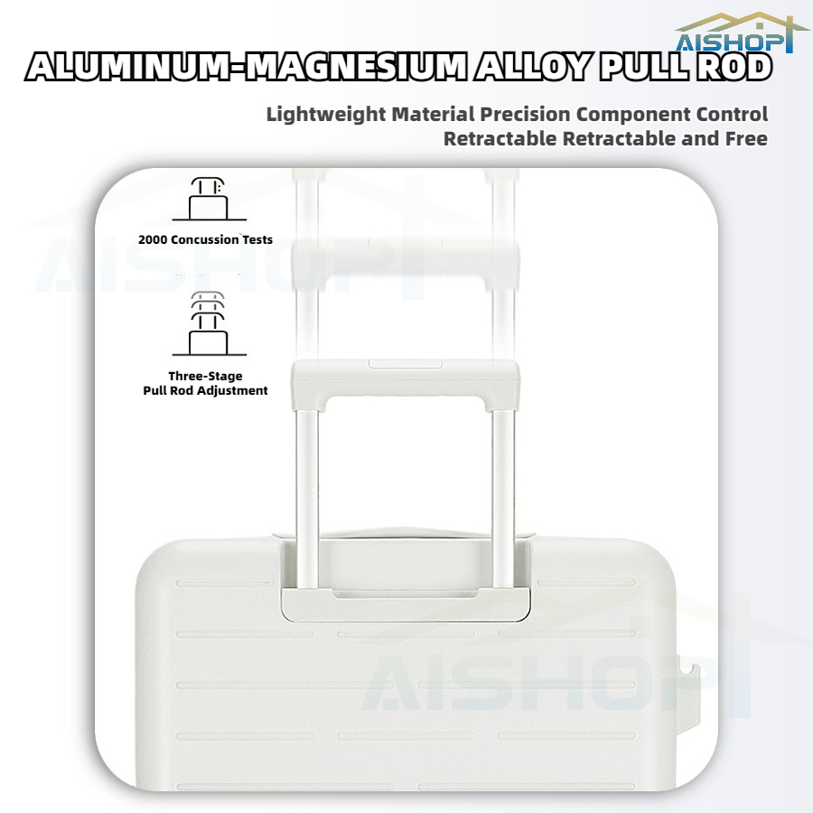 Lightweight Suitcase with TSA Lock Spinner Silent Wheels Interlayer