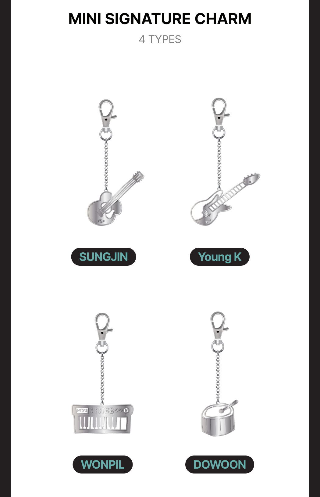 (signature Charm) Day6 [mission No.9] Official Md (14th Nov.2024 