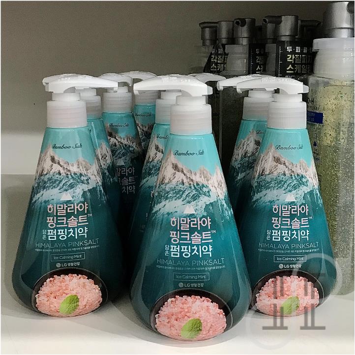 🇰🇷 [ON THE BODY] Himalaya Pinksalt Pumping Toothpaste 285g, Ice Calming ...
