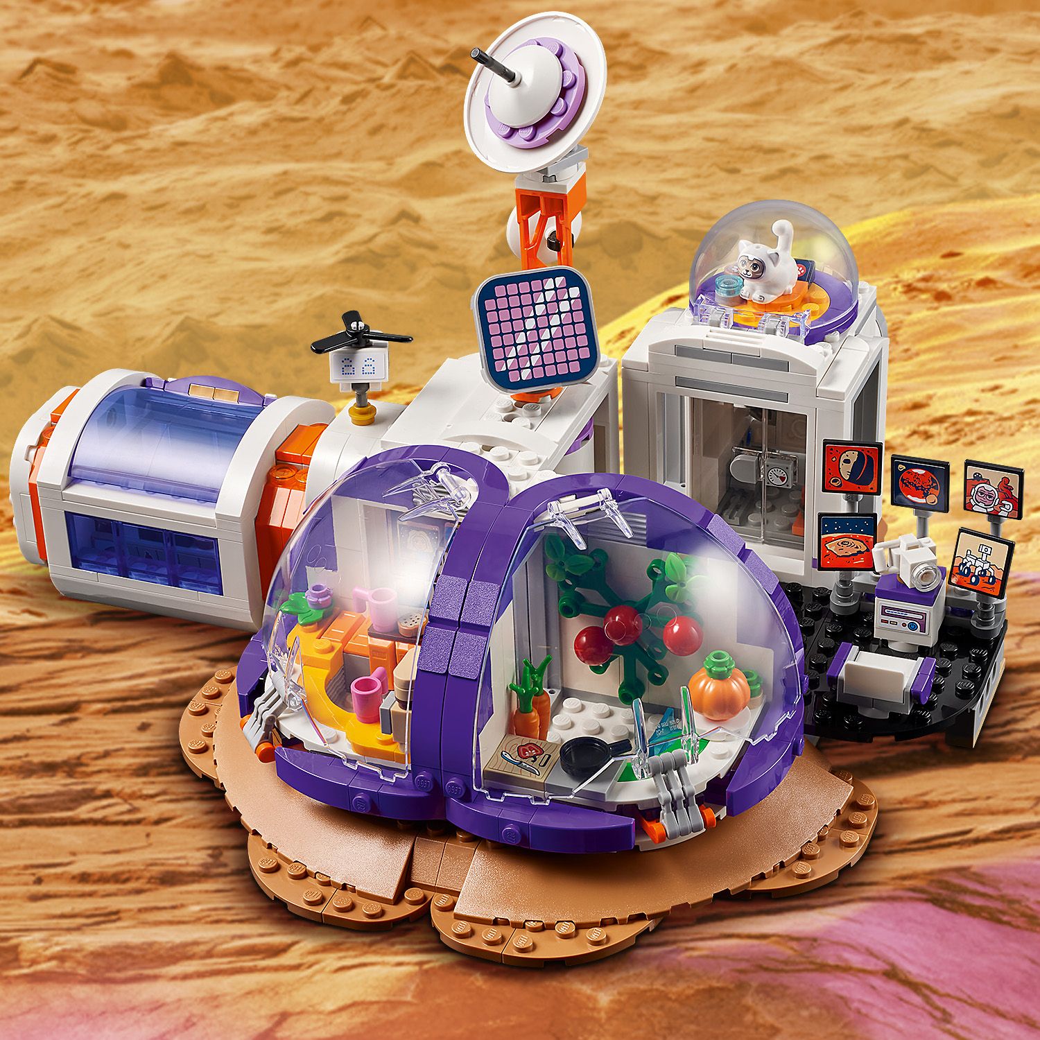 LEGO Friends 42605 Mars Space Base and Rocket Building Set Toys (981 ...