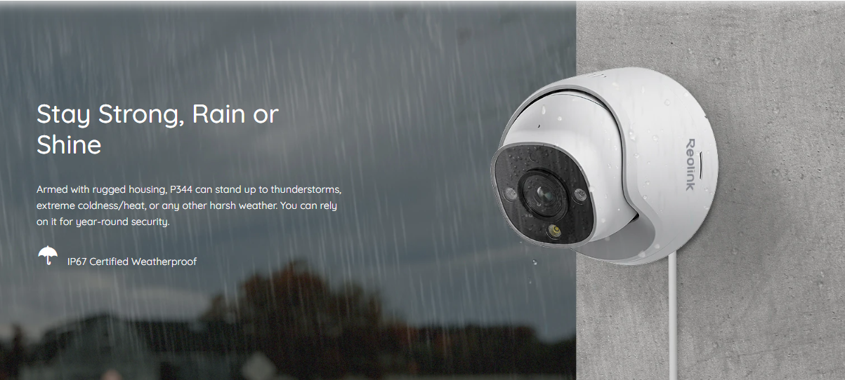 Reolink P344 Time Lapse PoE Smart 12MP Ultra HD Outdoor Security Camera ...