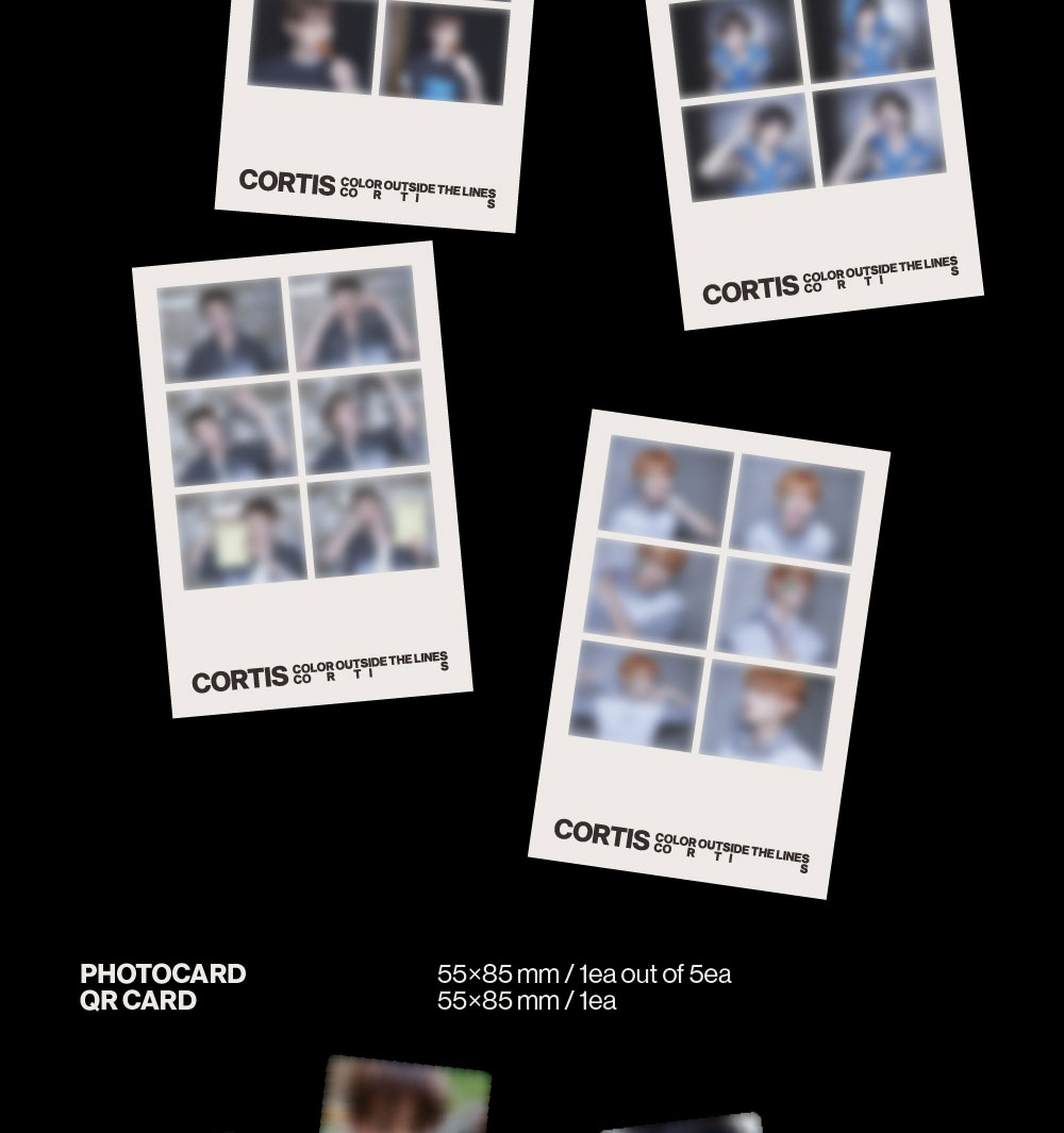 (Weverse Albums ver.) CORTIS [COLOR OUTSIDE THE LINES] 1st EP Album ...