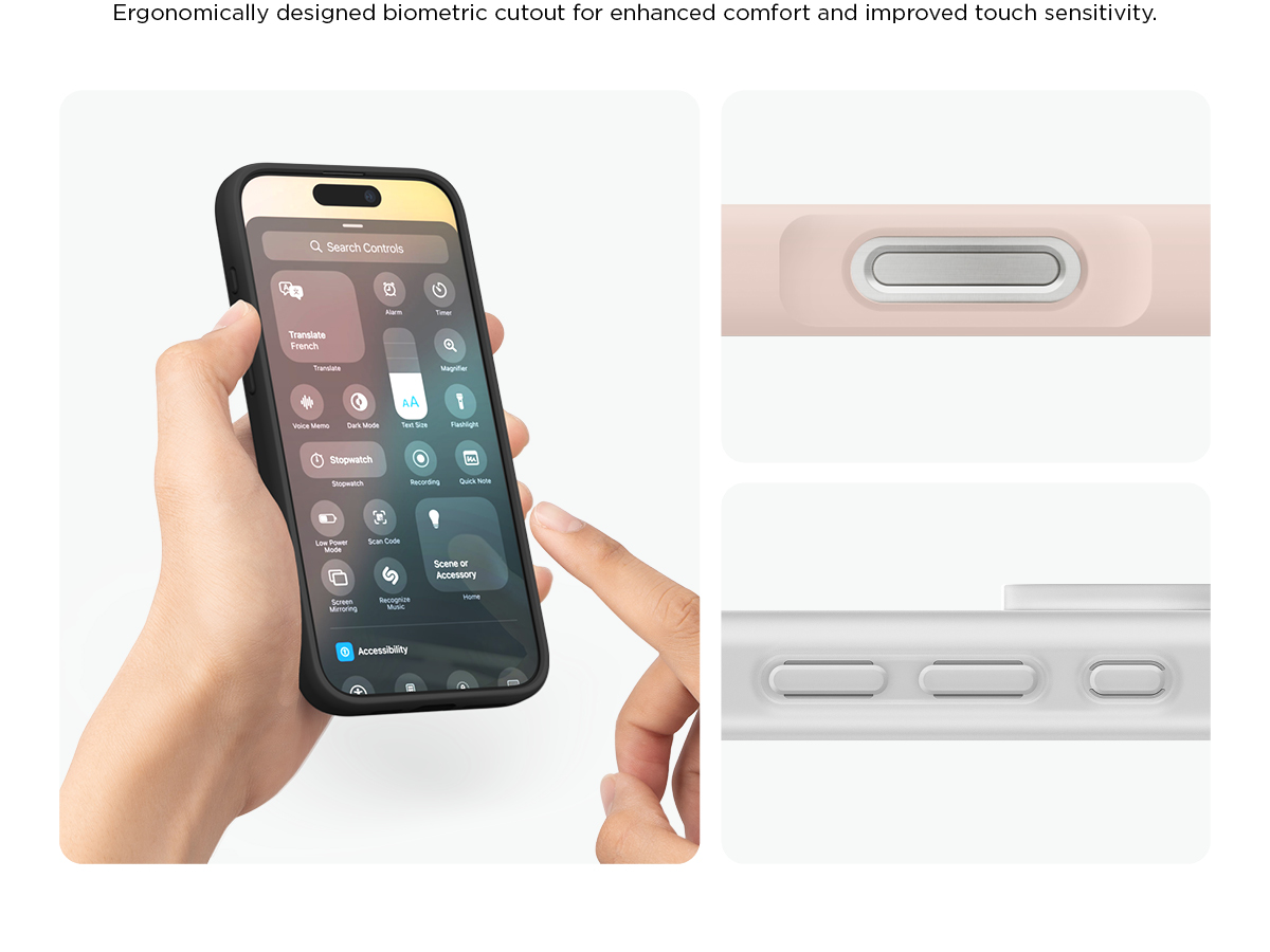 Etui Ringke Silicone Magnetic Do MagSafe Do IPhone 16 Pro, Beżowe - View #3