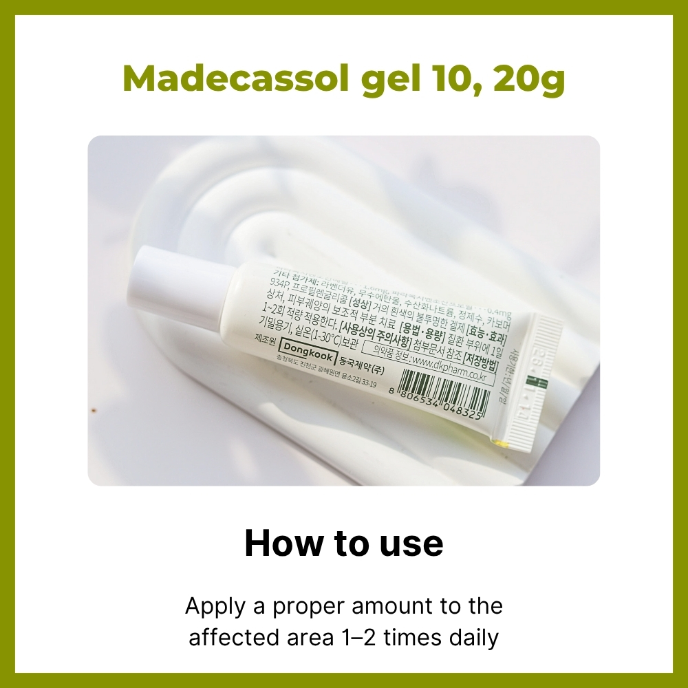 Madecassol Centella Repair Soothing Gel 10g / 20g | Sensitive Skin ...