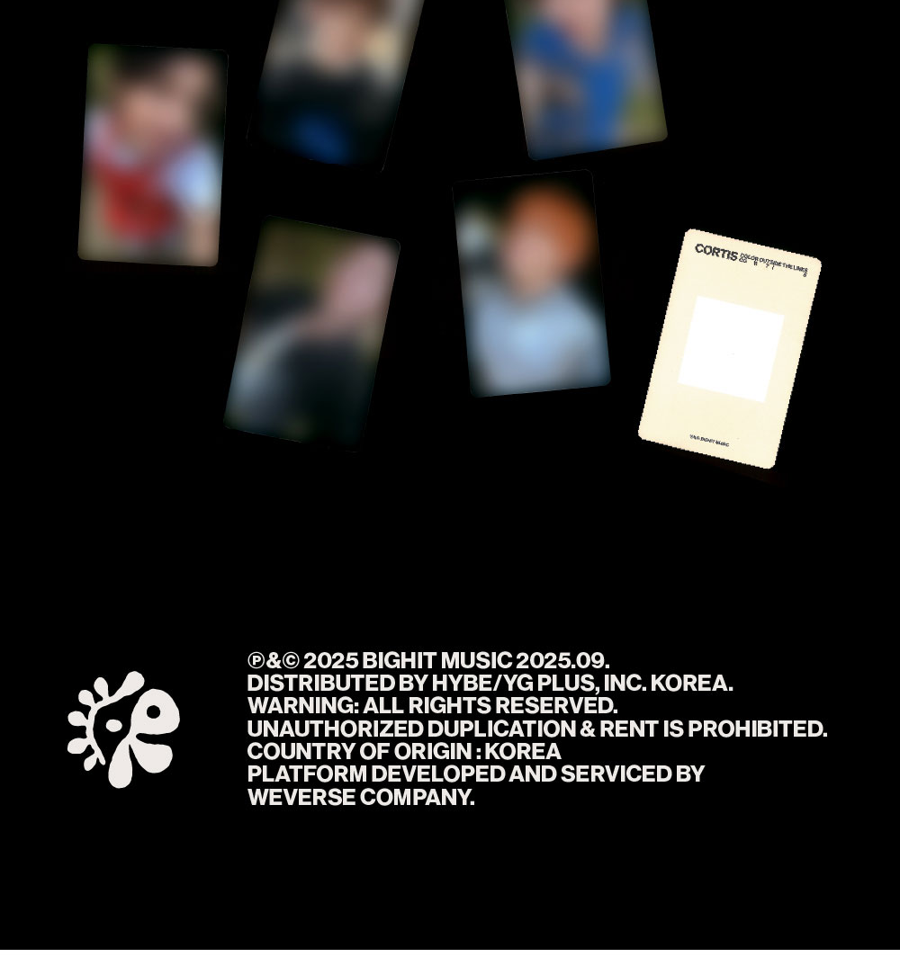 (Weverse Albums ver.) CORTIS [COLOR OUTSIDE THE LINES] 1st EP Album ...