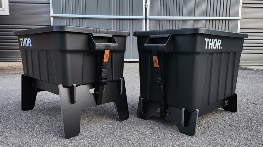 Trust Thor Container Box Stand Black Version 53L 75L | Shopee Malaysia
