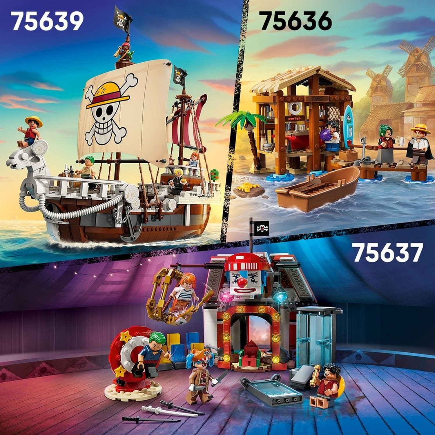 LEGO ONE PIECE 75638 Battle at Arlong Park (926 Pieces) | Shopee Malaysia