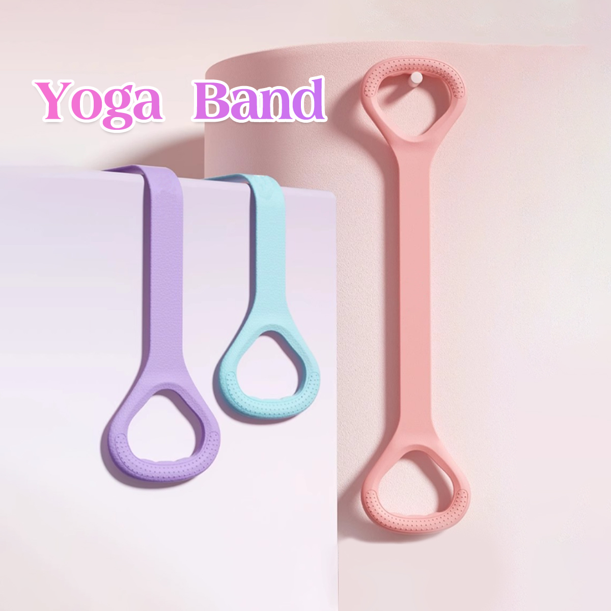 Thickened Pull Rope 8 Type Elastic Bands Pull Muscle Rope Yoga Pilates ...