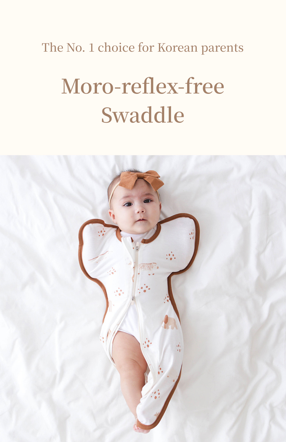 Sunday Hug Swaddle Newborn Bamboo Air Mesh Swaddle Zip UP for Moro Reflex Prevention Shopee Malaysia