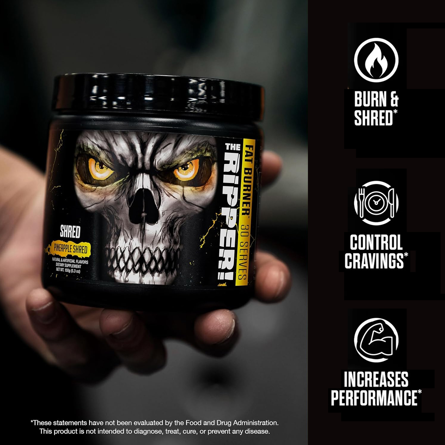 EXP 2027 JNX Sports The Ripper Fat Burner Pre Workout Weight Loss ...