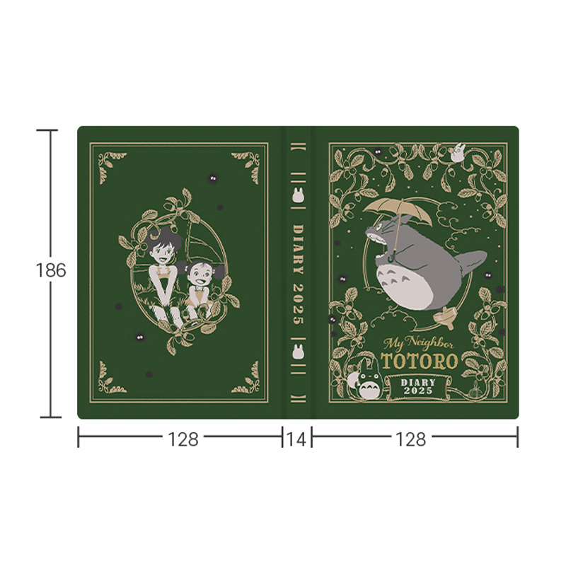 Studio Ghibli 2025 Diary Planner Hard Cover Cute Korean Stationery