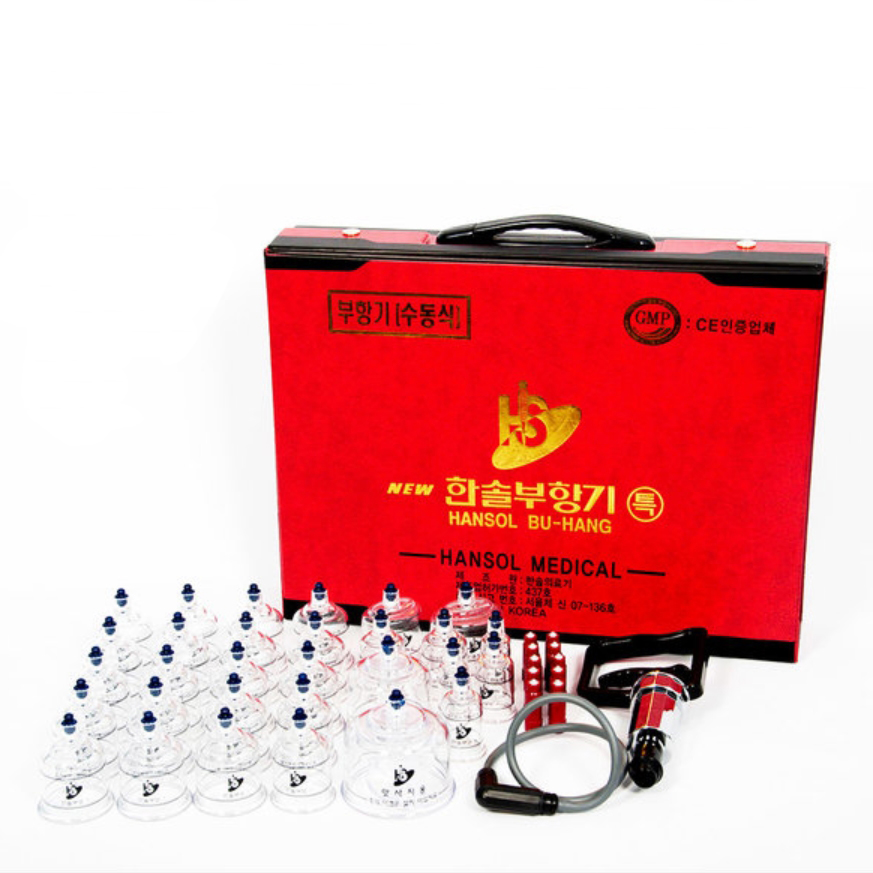 SEOUL Cupping Therapy Set 30, 50 cups / Seoul Buhang 2nd Generation ...