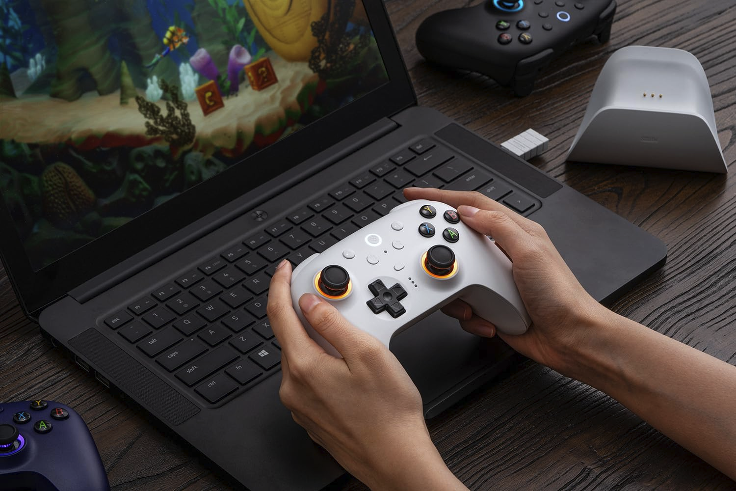 8Bitdo Ultimate 2 Wireless Windows,iOS,Android TMR Joysticks, Hall ...
