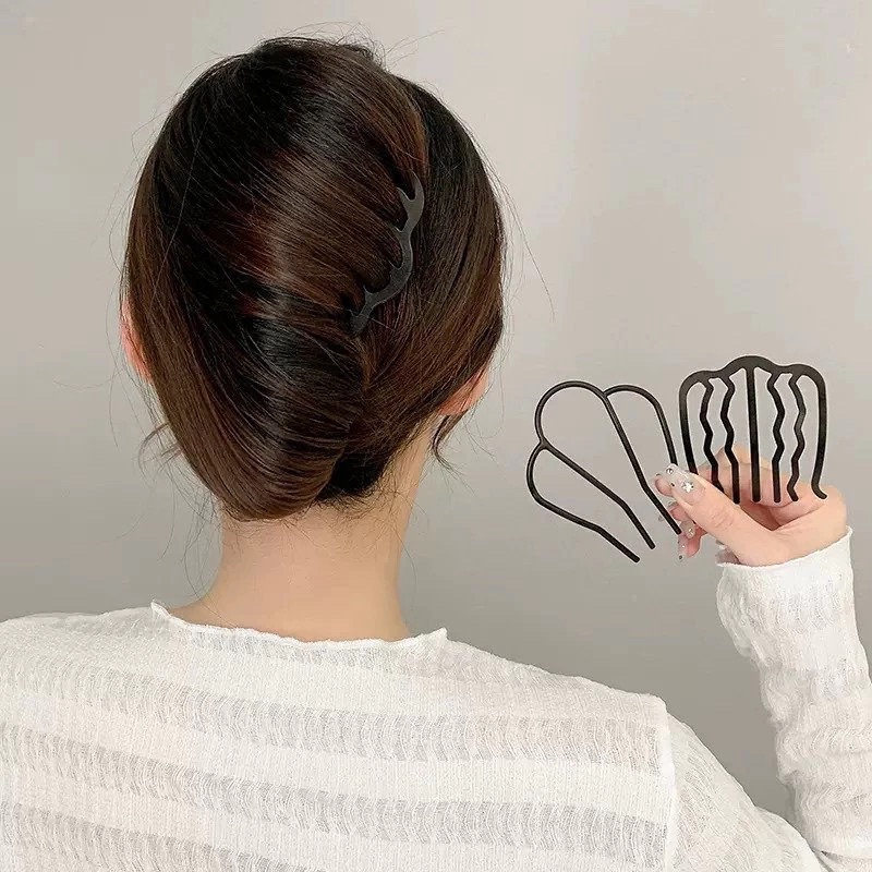 Hair Bun Tool Curl Hair Alat Ikat Rambut U Shape Pin Hair Accessories ...