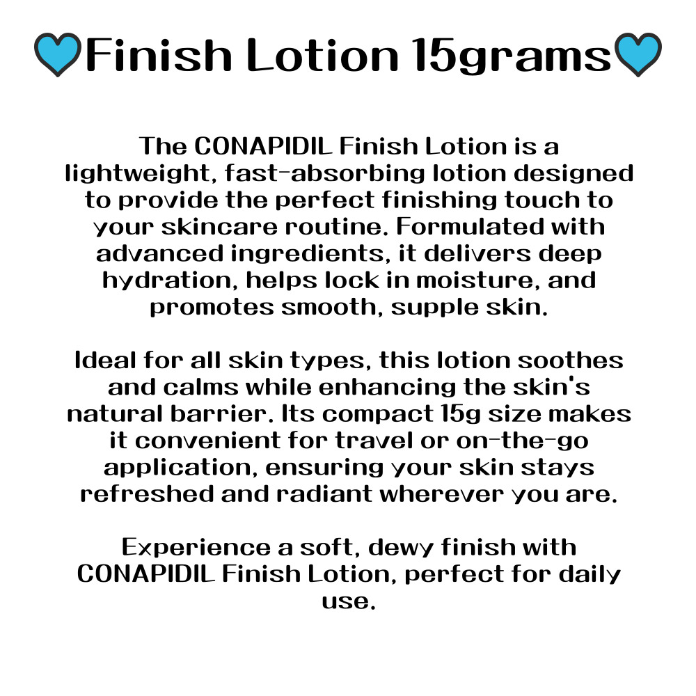 CONAPIDIL Finish Lotion 15grams 15ml | Shopee Malaysia