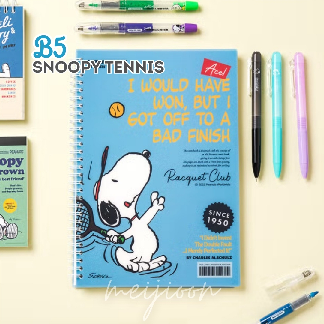 ♥from KOREA♥ DAISO KOREA X PEANUTS, Snoopy and Friends, Binding ...
