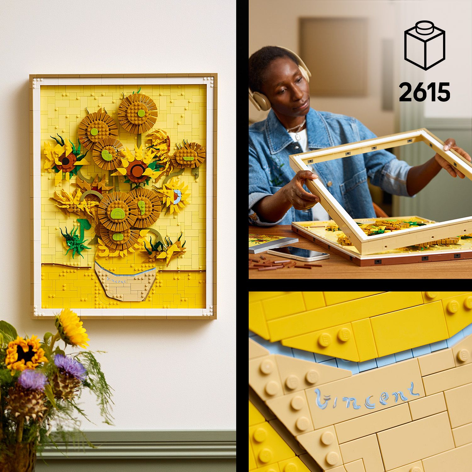 LEGO ART 31215 Vincent van Gogh – Sunflowers (2615 Pieces) | Shopee ...