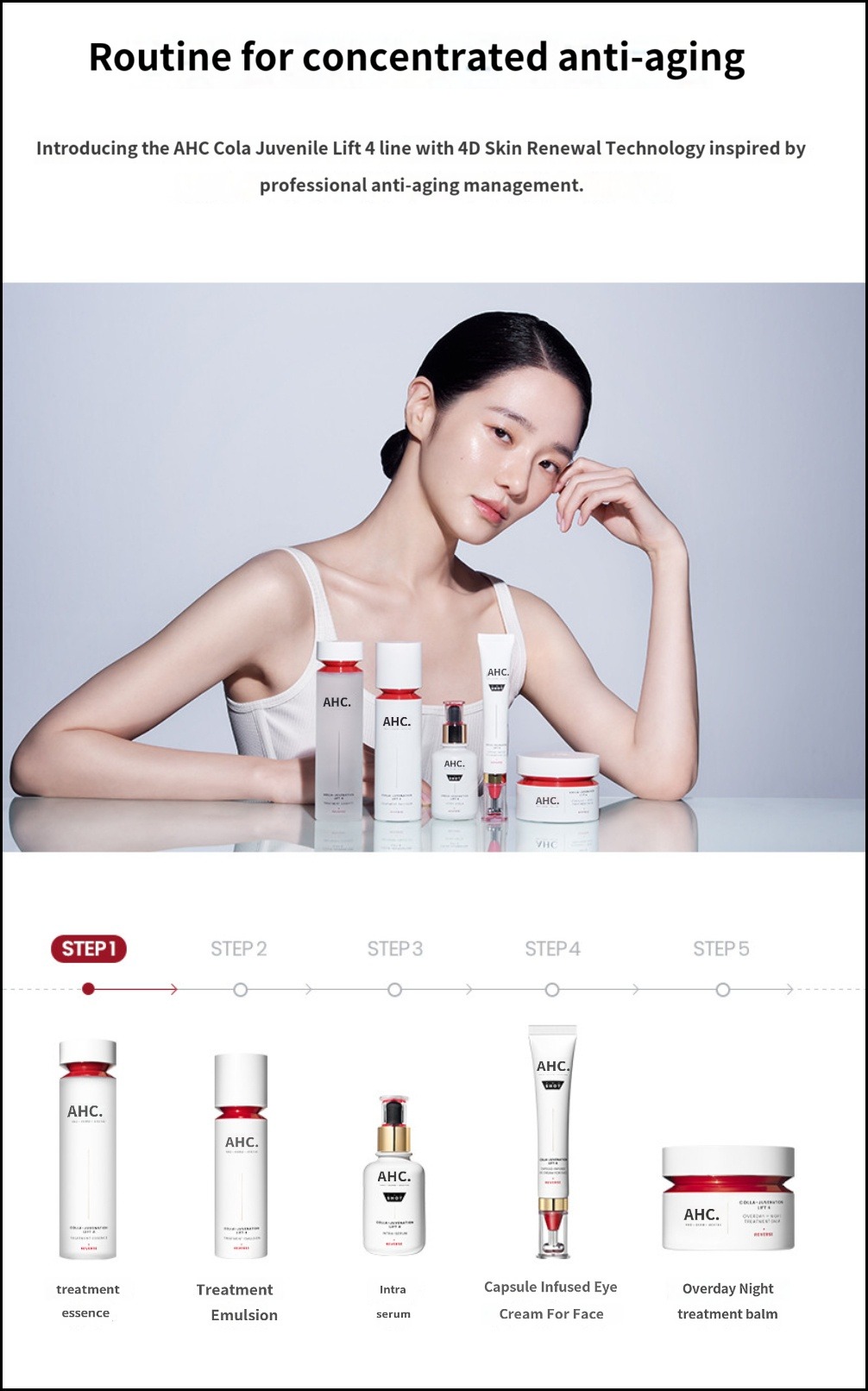 [AHC] Colla Juvenation Lift 4 Essence Emulsion Balm | Shopee Malaysia