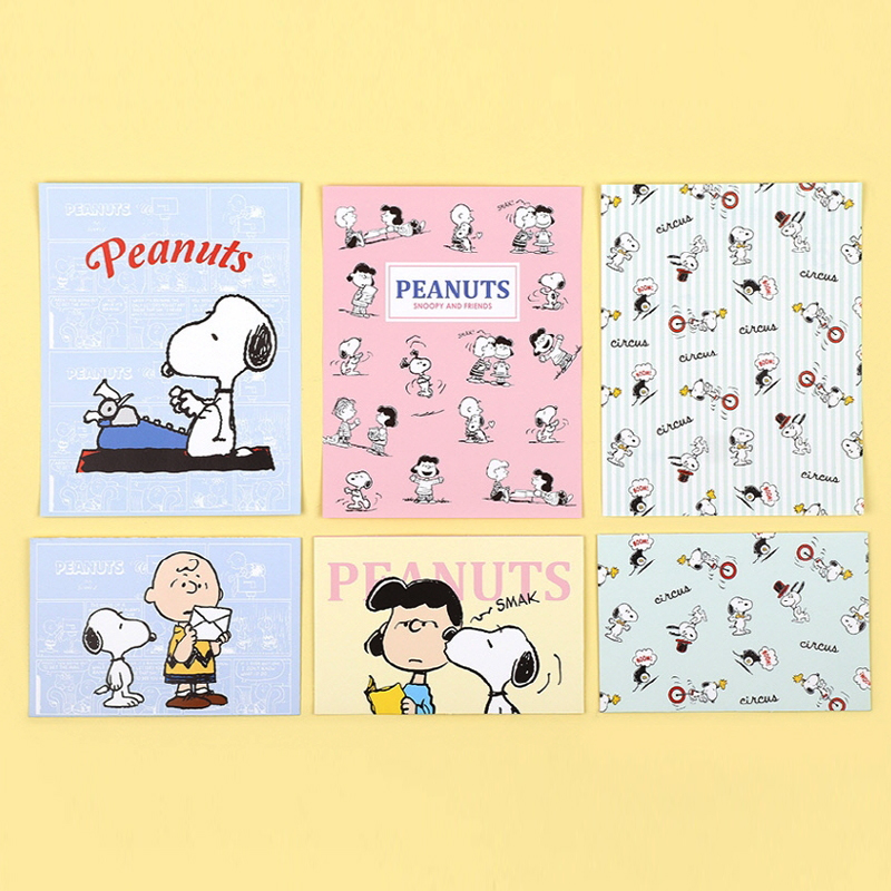 Peanuts Snoopy Letter Paper Envelope Set Stationery Writing Paper Cute ...