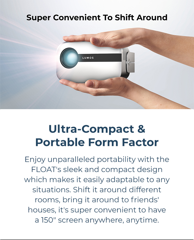 [Official Store] LUMOS FLOAT Home Cinema Projector | Shopee Malaysia
