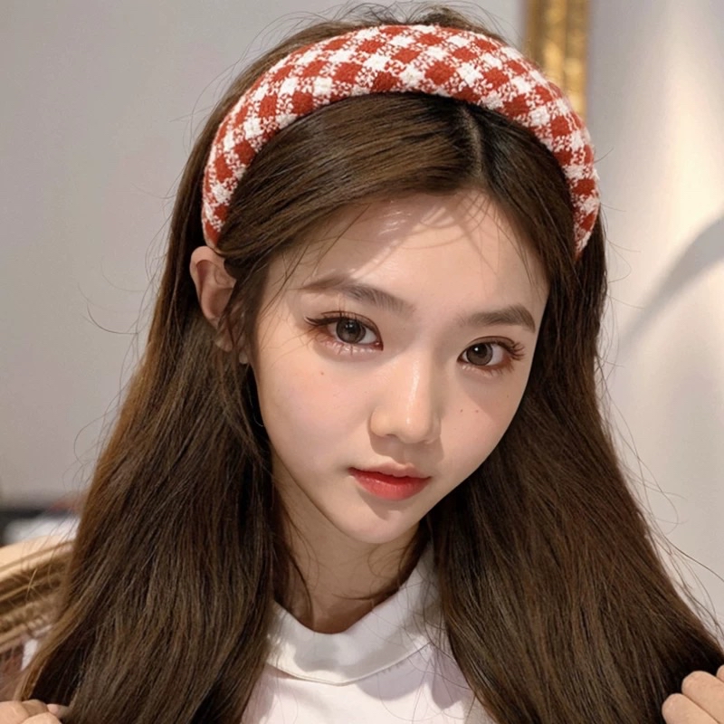 Red Colour Headband Cekak Rambut Merah Putih Head Band CNY Hair ...