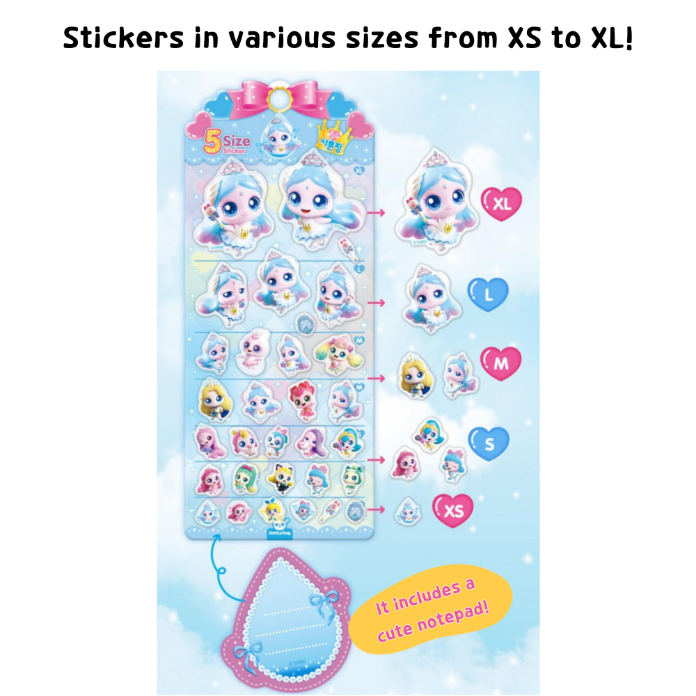 Season 6 Princess Catch Teenieping Sticker Teenieping Reusable Stickers ...