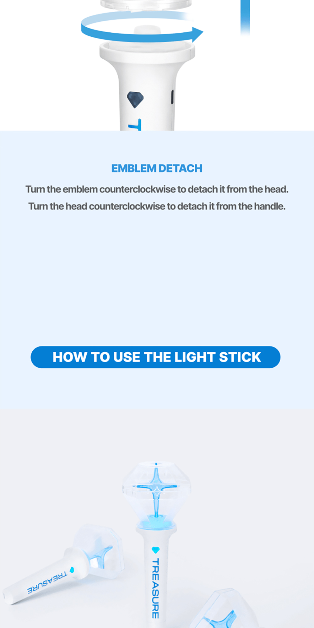 Treasure Official Light Stick ver.2 | Shopee Malaysia
