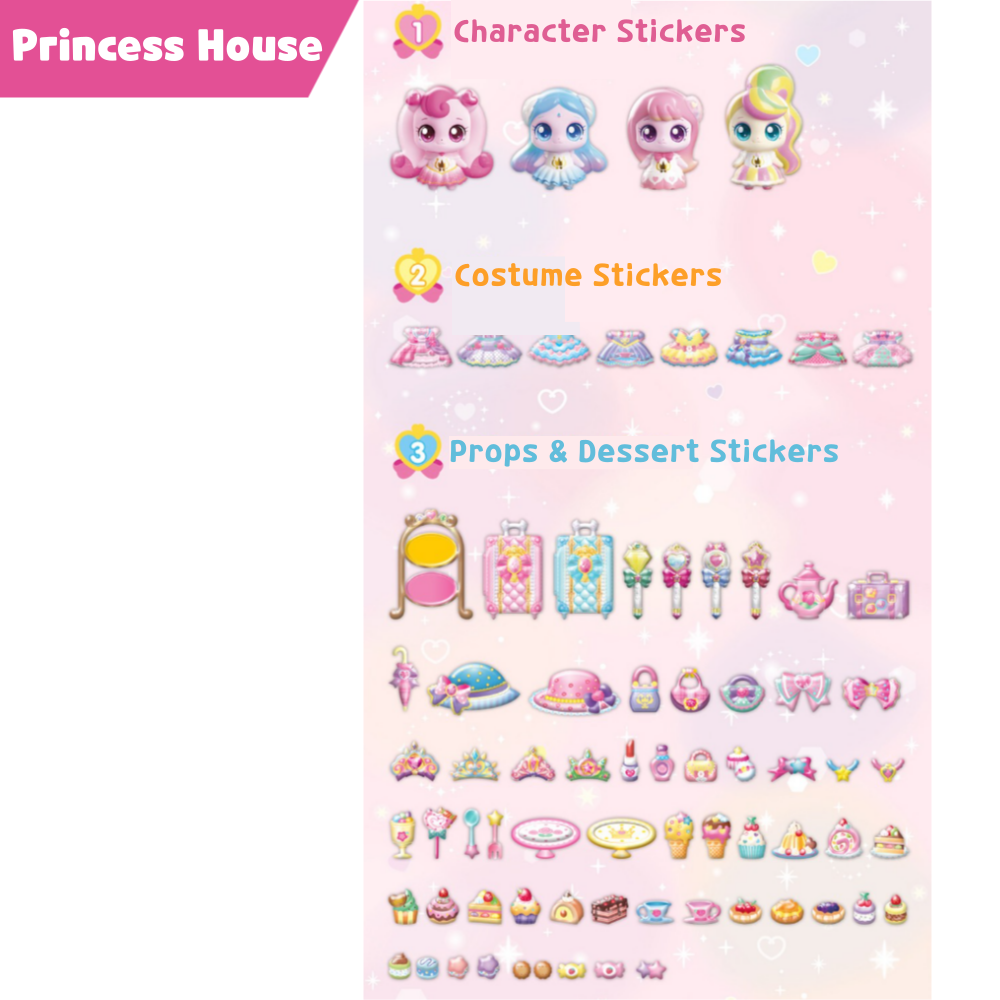 Season 6 Princess Catch Teenieping Sticker Teenieping Reusable Stickers ...