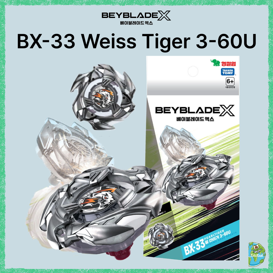 Takara Tomy Beyblade X BX-33 Weiss Tiger 3-60U Booster | Original Toy ...