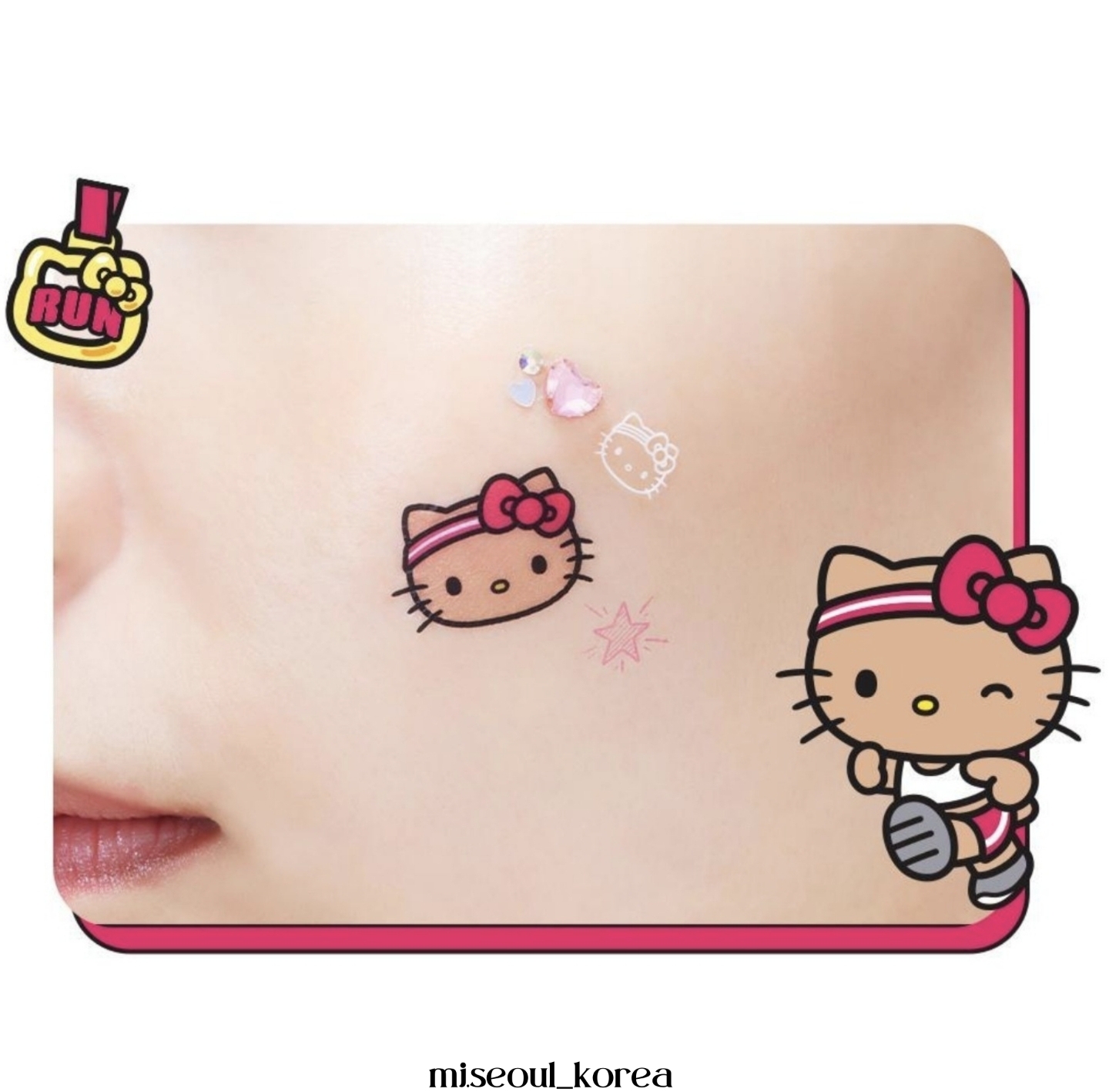 Fillimilli Sanrio Oliveyoung Face&Body Sticker Set | Shopee Malaysia