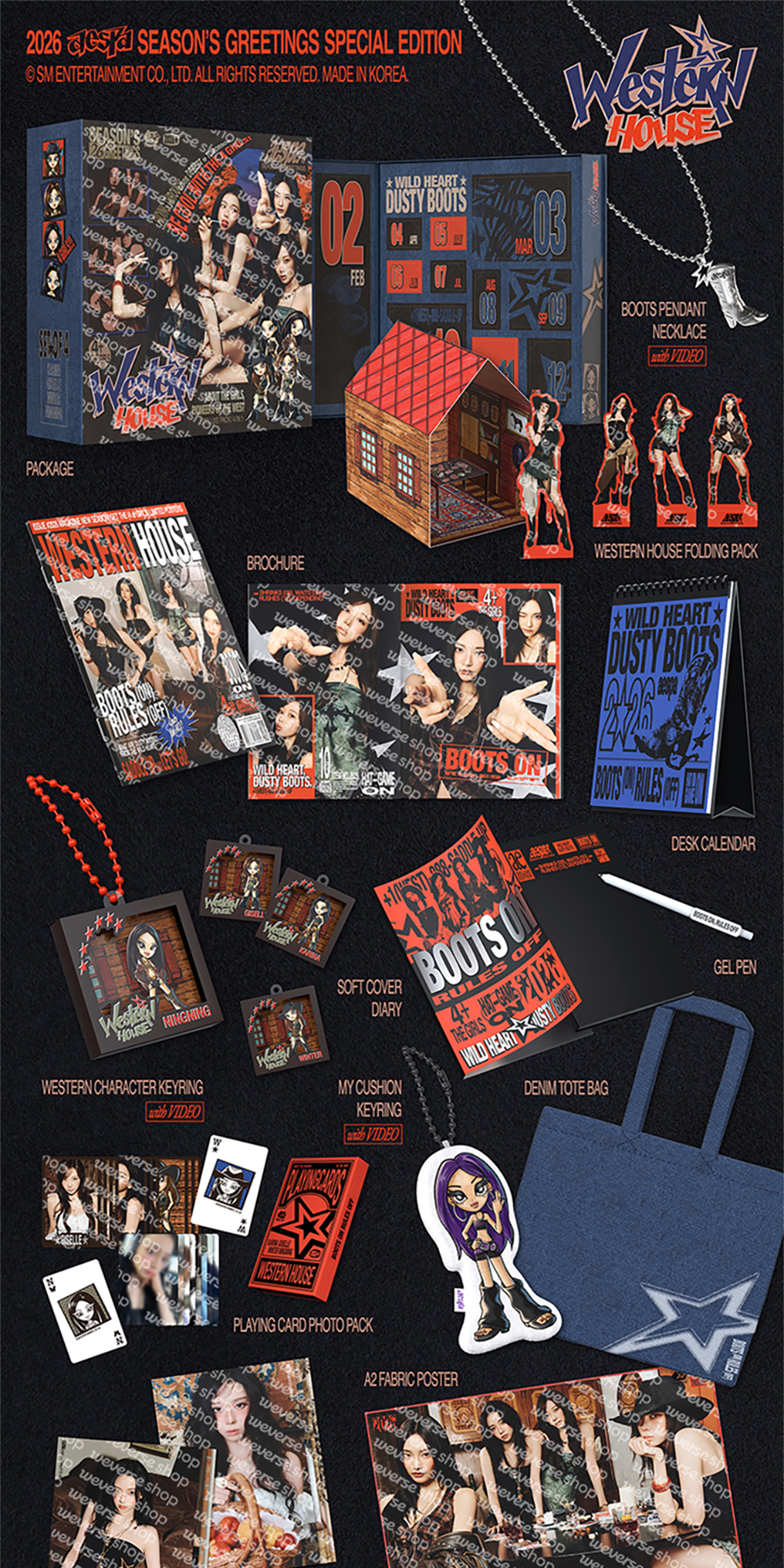 (POB Option) AESPA 2026 Season's Greetings | Shopee Malaysia