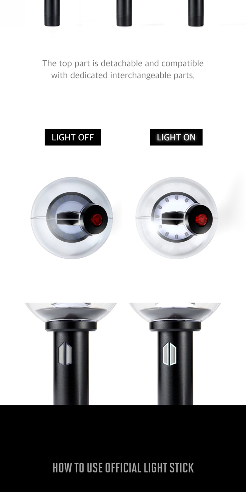 BTS OFFICIAL LIGHT STICK VER.4 . | Shopee Malaysia