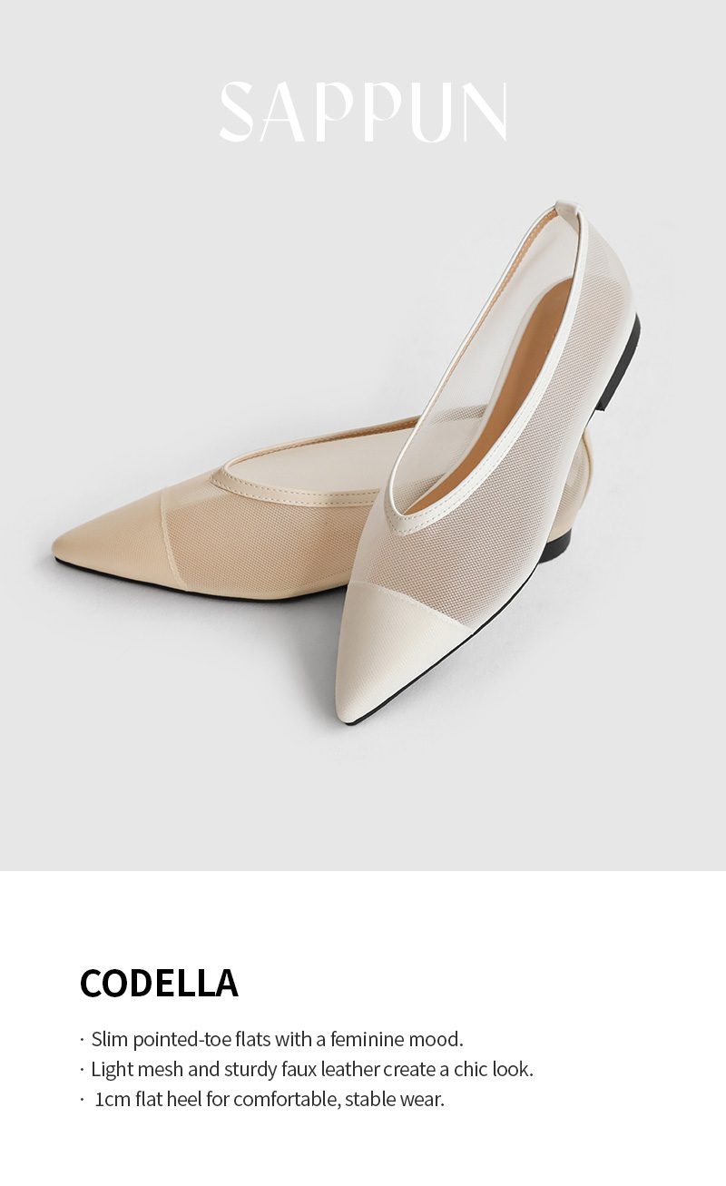 26SS[SAPPUN] Codella Mesh Flats (1cm) | Shopee Malaysia