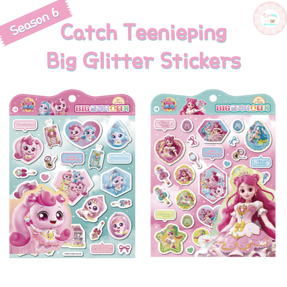 Season 6 Princess Catch Teenieping Big Glitter Sticker Teenieping ...