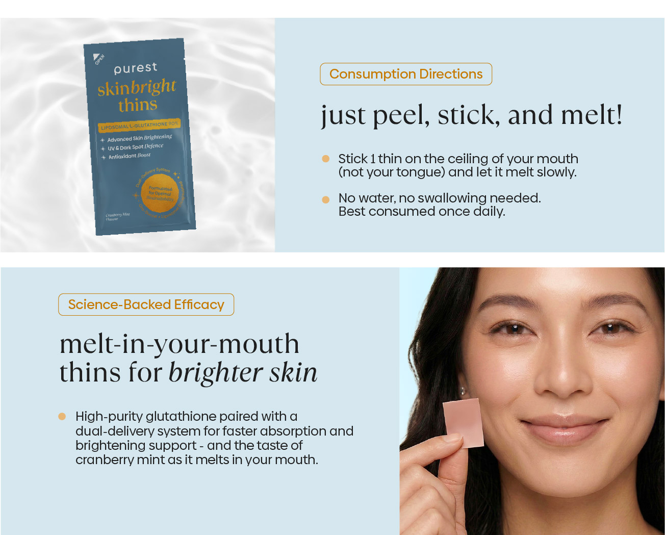 [NEW] Purest Co SkinBright Thins 200mg Glutathione Whitening Supplement ...