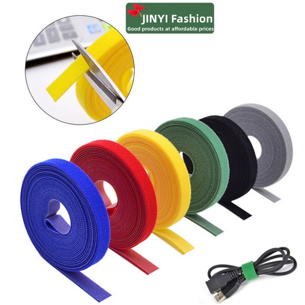 Velcro Strap Tape（2cm*100cm) Wire Organizer Velcro Cable Ties