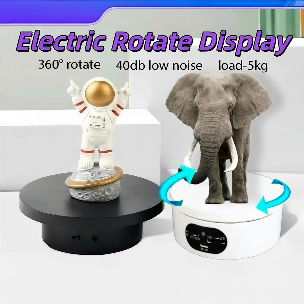 Rotating Display Stand Rack 360 Rotate 40db Low Noise Max-Load 5KG ...