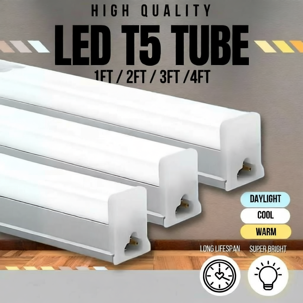 LED T5 Tube Light Drop Curve Light Ceiling Light Lampu Plaster Siling ...