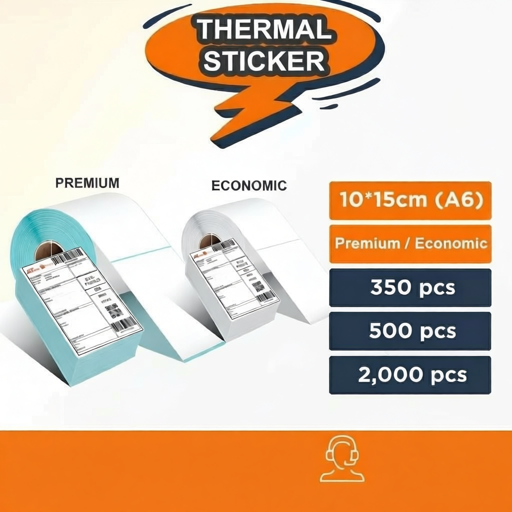 Fixguru A6 Thermal Sticker AWB /Air Waybill/ Thermal Paper Roll ...