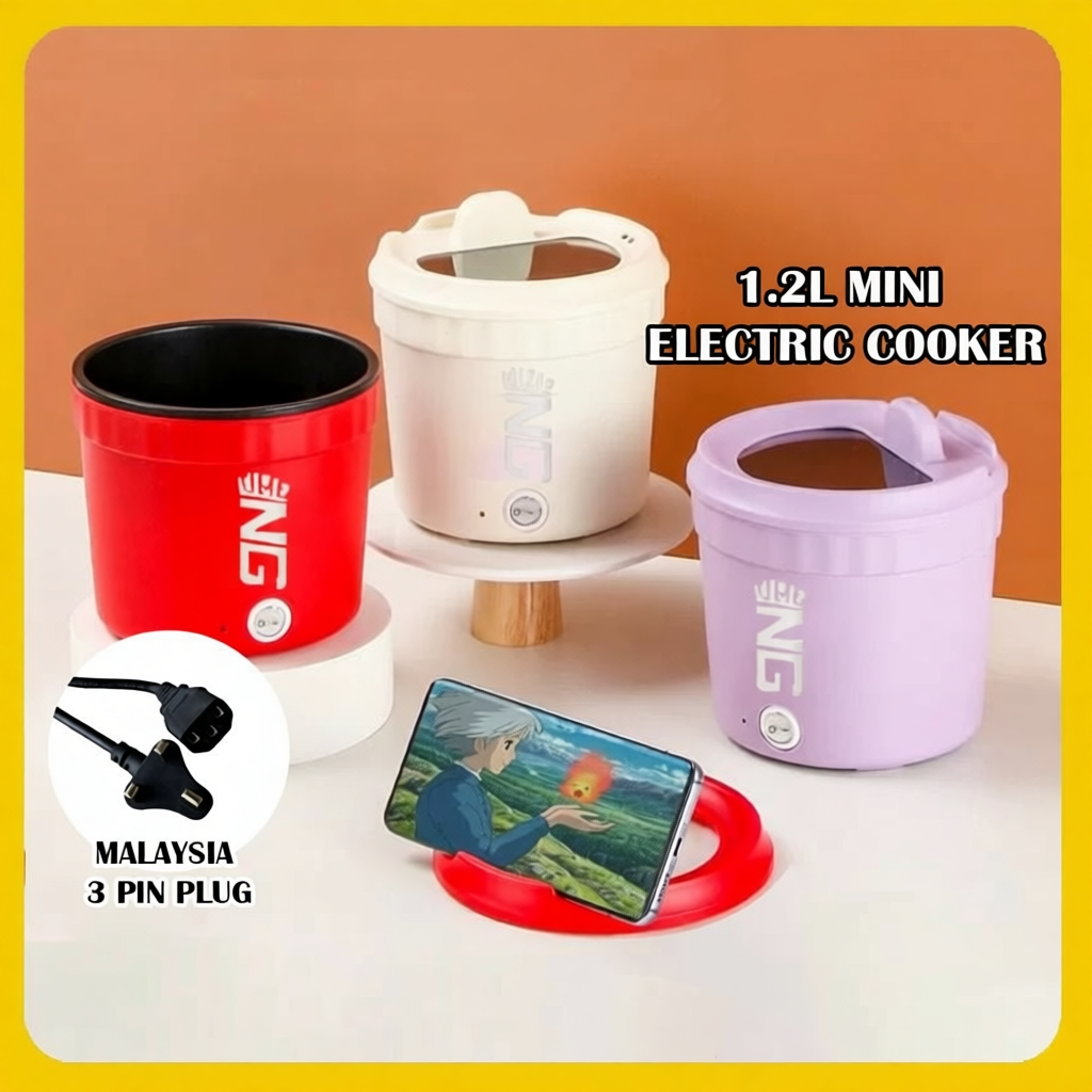 1.2L Mini Portable Electric Cooker Small Cooking Pot Multifunctional ...