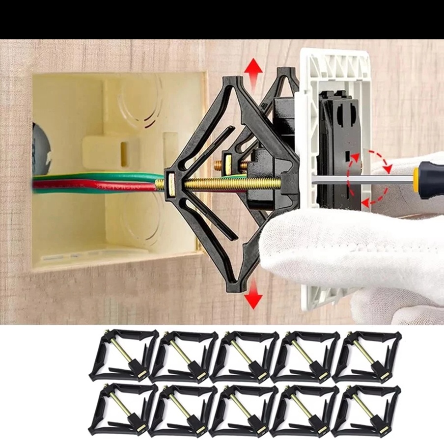 (10pcs / 20pcs) 86mm Wall Socket Switch Cassette Box Repair Cassette ...