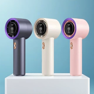 NEW【 199 Speed 】 Rechargeable Mini Small Fan 100-199-Wind-Speeds Handheld Super-Mute High Wind Power Desktop Turbo Fan