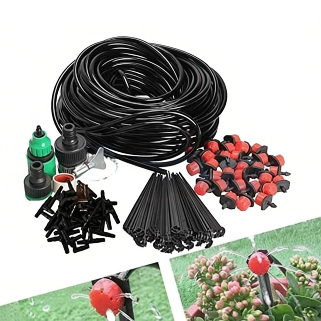 DIY Micro Drip Irrigation System Garden Watering System / Siram Air ...