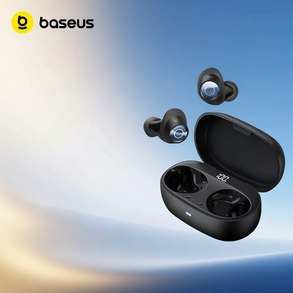 Baseus Bowie MA10/MA10 Pro ANC Wireless Earphone Bluetooth 5.3 48dB Noise Cancelling IPX6 Waterproof